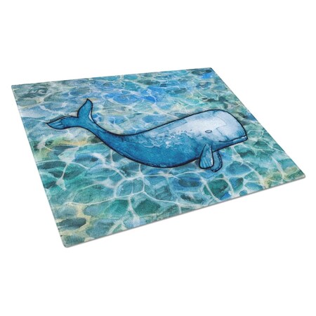 Carolines Treasures Sperm Whale Cachalot Glass Cutting Board Large BB5354LCB
